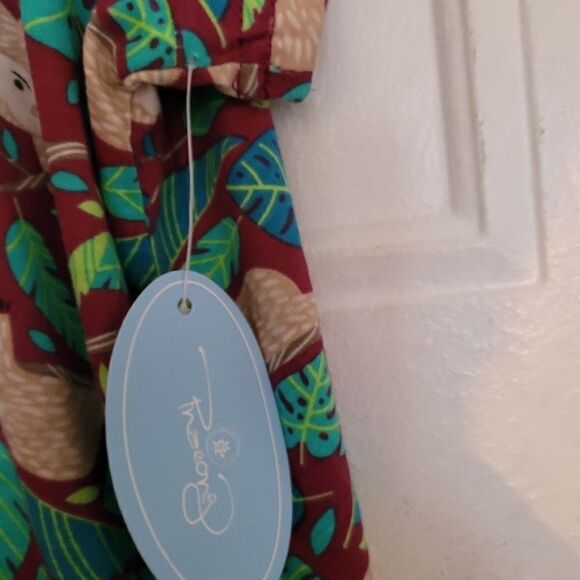 PNAEONG Women's Size large Cotton Nwt Muilt Color Night wear short Sleeve - Picture 5 of 7